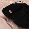 image:imageFURTALK Toddler Beanie Satin Lined Baby Boys Girls Winter Hats Pom Pom Beanies for KidsBlack