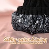 image:imageFURTALK Toddler Beanie Satin Lined Baby Boys Girls Winter Hats Pom Pom Beanies for KidsBlack