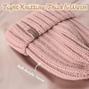 image:imageFURTALK Toddler Beanie Satin Lined Baby Boys Girls Winter Hats Pom Pom Beanies for KidsPink