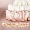 image:imageFURTALK Toddler Beanie Satin Lined Baby Boys Girls Winter Hats Pom Pom Beanies for KidsWhite