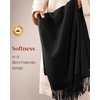 image:imageFURTALK Scarf for Women Winter Soft Warm Scarves Shawl and Wraps for Evening Dresses Wedding PartyBlack