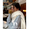 image:imageFURTALK Scarf for Women Winter Soft Warm Scarves Shawl and Wraps for Evening Dresses Wedding PartyCream