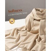 image:imageFURTALK Scarf for Women Winter Soft Warm Scarves Shawl and Wraps for Evening Dresses Wedding PartyLight Khaki
