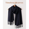 image:imageFURTALK Scarf for Women Winter Soft Warm Scarves Shawl and Wraps for Evening Dresses Wedding PartyNavy