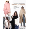 image:imageFURTALK Scarf for Women Winter Soft Warm Scarves Shawl and Wraps for Evening Dresses Wedding PartyPink