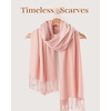 image:imageFURTALK Scarf for Women Winter Soft Warm Scarves Shawl and Wraps for Evening Dresses Wedding PartyPink