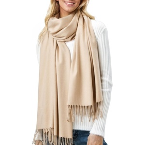 image:imageFURTALK Scarf for Women Winter Soft Warm Scarves Shawl and Wraps for Evening Dresses Wedding PartyLight Khaki