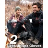 image:imageFURTALK Winter Gloves for Women Men Thick Warm Touch Screen Ski Snow Gloves for Cold Weather 2 PairsBlackgrey