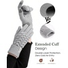 image:imageFURTALK Winter Gloves for Women Touch Screen Thick Warm Ski Snow Gloves for Cold Weather 2 PairsBlackgrey