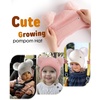 image:imageFURTALK Baby Winter Hat Pom Pom Beanie with Fleece Lined Toddler Warm CapWhitepink