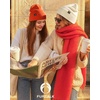 image:imageFURTALK 100 Merino Wool Beanie Hat for Men Women Warm Winter Hat Double Layer Knitted BeaniesGreen