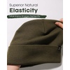 image:imageFURTALK 100 Merino Wool Beanie Hat for Men Women Warm Winter Hat Double Layer Knitted BeaniesGreen