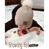 image:imageFURTALK Baby Toddler Winter Hat Fleece Lined Earflap Pom Beanie 2 PackWhitelight Khaki