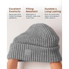 image:imageFURTALK Cuffed Beanie for Women Men with Embroidered Smiley Face PatchGrey