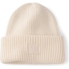 image:imageFURTALK Cuffed Beanie for Women Men with Embroidered Smiley Face PatchBeige