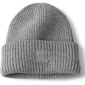 image:imageFURTALK Cuffed Beanie for Women Men with Embroidered Smiley Face PatchGrey